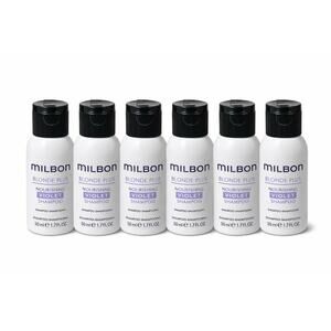 Milbon Blonde Plus Nourishing Violet Shampoo Travel Size 50ml (Pack of 6)